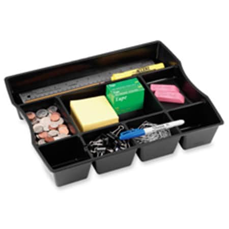 Workstation Drawer Organizer- w-9 Compartments- 14-.88 in x11-.88 in x2-.50 in - BK WO126964
